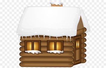 House Winter Clip art - Winter Wooden House PNG Clip-Art Image 