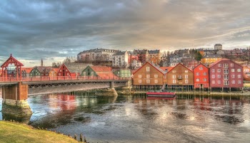 Houses and Body of Water