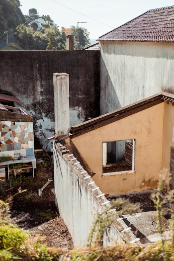 houses at urban area
