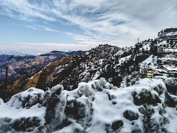 Houses Covered With Snow