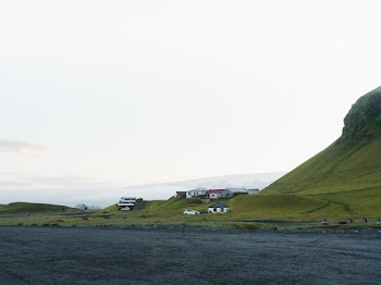 Houses Near A Hill