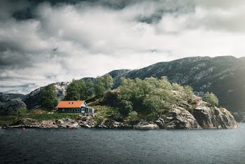 Houses On An Islet 