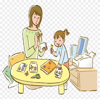 Housewife Daughter Clip Art - Food