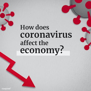 How does coronavirus affect the economy? social banner template mockup | Free  illustration - 2308903
