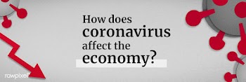 How does coronavirus affect the economy social banner template mockup | Free  illustration - 2308905