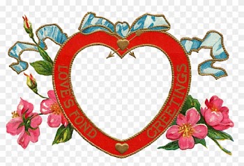 How Gorgeous Are These Digital Valentines I Created - Heart Photo Frame Png
