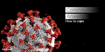 How to cope with coronavirus anxiety banner vector | Free  vector - 2307123