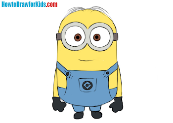 How to draw a Minion Easy | How to Draw for Kids