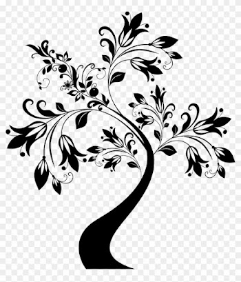 How To Draw A Tree - Tree Black And White Png