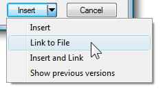 How to Insert Images in a Word Document without Embedding