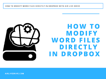 How to modify Word files directly in Dropbox in Air Live Drive