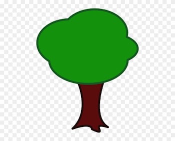 How To Set Use Green Tree, Brown Trunk Svg Vector - Tree Clip Art