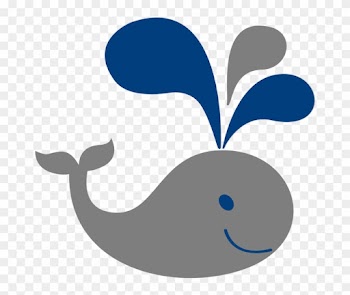 How To Set Use Grey Baby Whale Svg Vector - Baby Whales For Baby Shower