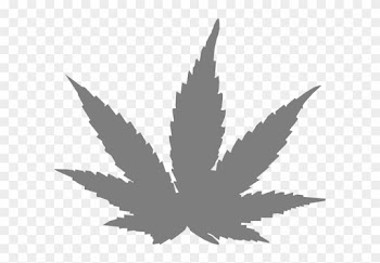 How To Set Use Grey Pot Leaf Svg Vector - Pot Leaf Silhouette Png