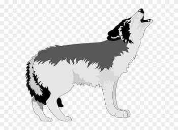 How To Set Use Howling Black And Gray Wolf Svg Vector - Gray Wolf Clipart