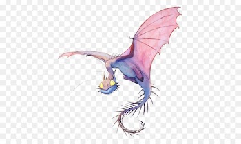 How to Train Your Dragon Dragonite Painting Illustration - dragon 