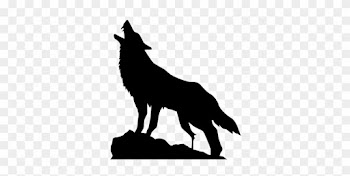 Howling Wolf - Silhouette