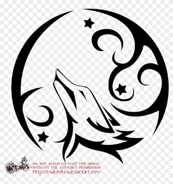 Howling Wolf Tattoo Pictures - Wolf Tattoo Transparent