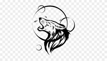 Howling - Wolf Tattoo Transparent