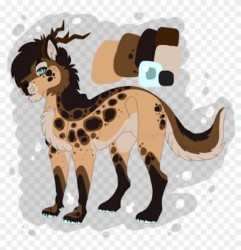 Hq Digital Art Of My Character - Wolf Deer Hybrid Art