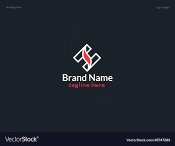 hs letter logo design - h letter logo