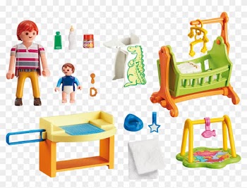 Http - //media - Playmobil - Com/i/playmobil/5304 Product - Playmobil 5304 Baby Room With Cradle (dolls