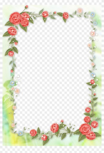 Http - //syedimranrocks - Blogspot - Com/ - Free Clipart Pink Flower Border Frame