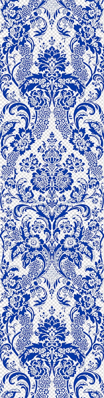 Huadi Blue and white pottery Moutan peony, Classical Chinese blue and white porcelain pattern shading pattern peony, blue abstract painting transparent background PNG clipart