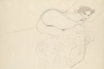 Huddled nude by Gustav Klimt | Free Photo - rawpixel