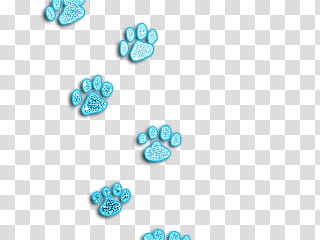 Huellas, blue animal paws illustration transparent background PNG clipart