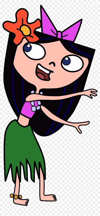 Hula Dancer Isabella By Jaycasey On Clipart Library - Isabella Phineas And Ferb Hula