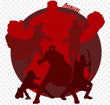 Hulk, Silhouette, Clint Barton, Red, Bull PNG