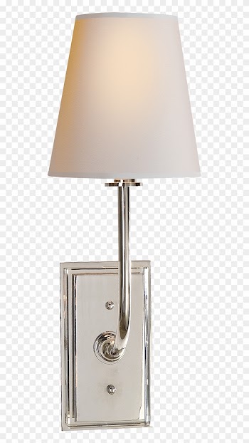 Hulton Thomas Brien Polished Nickel With Crystal Backplate - Hulton Sconce