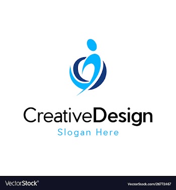 Human agency development creative logo vector image