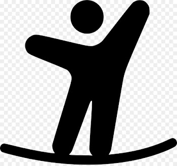 Human behavior Clip art Finger Line - trampolining icon 