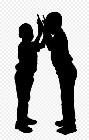 Human behavior Clip art Silhouette -  