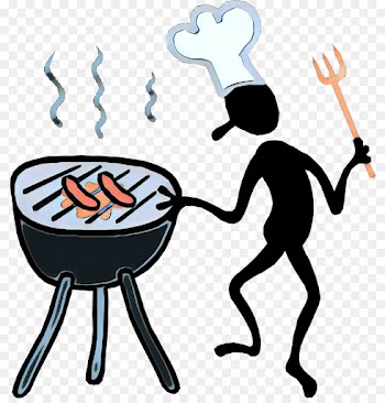 Human Behavior, Organism, Line, Barbecue, Cartoon PNG