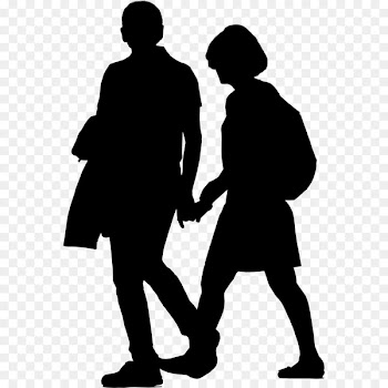 Human, Black White M, Public Relations, Silhouette, Standing PNG