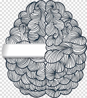 Human brain Abstraction, cerebro transparent background PNG clipart