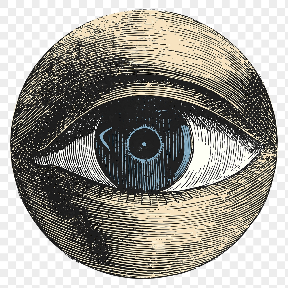 Human eye png sticker, vintage | Free PNG Illustration - rawpixel