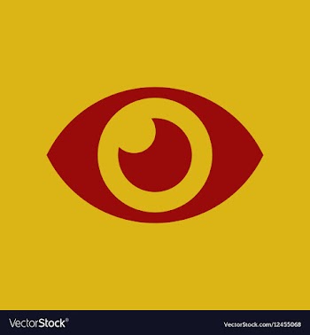 Human eye vector image