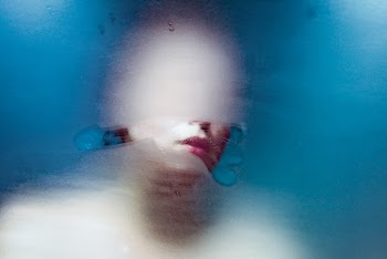 Human Face With Misty Glass