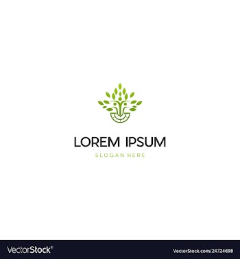 Human family tree creative growth logo design vector image