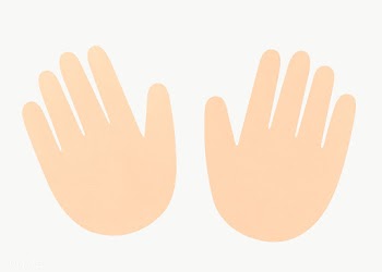 Human hands paper craft set transparent png | Free  transparent png - 2309181