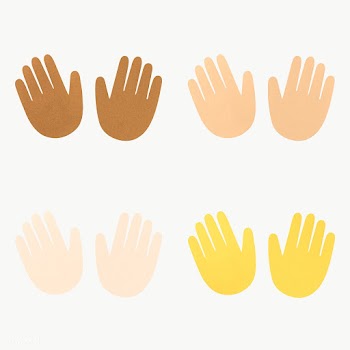 Human hands paper craft set transparent png | Free  transparent png - 2310317