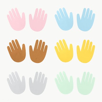 Human hands paper craft set transparent png | Free  transparent png - 2310550