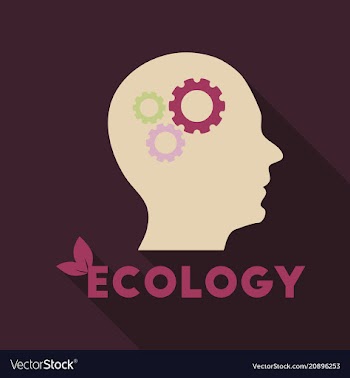 Human head and gears instead of the brain vector image