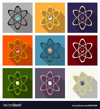 Human head and icon of science the concept of vector image
