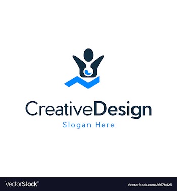 Human laboratory logo design vector image