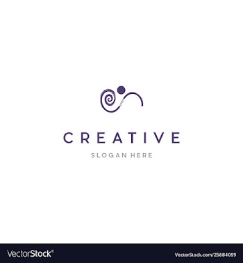 Human moving brush creative logo vector image